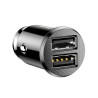 Caricatore Auto Baseus Grain 2x USB 5V 3.1A (Nero)