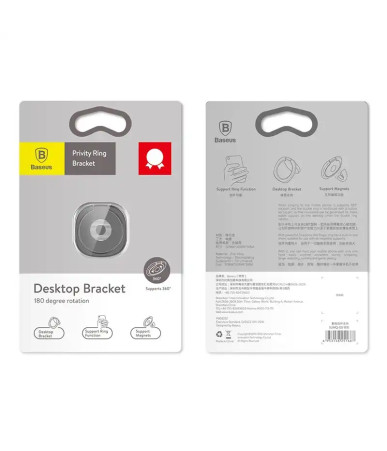 Baseus Privity Ring Bracket Nero SUMQ-01