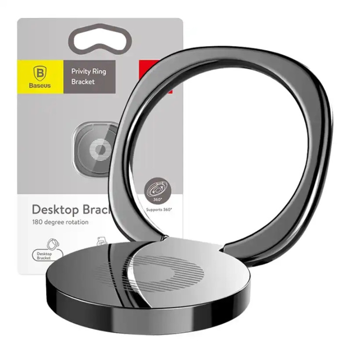 Baseus Privity Ring Bracket Nero SUMQ-01