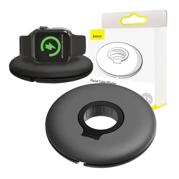 Baseus Organizer / Apple Watch Charger Holder Nero