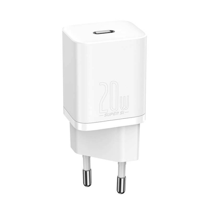 Baseus Super Si Quick Charger 1C 20W Bianco