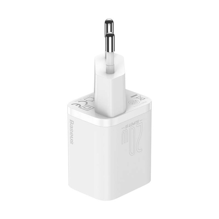 Baseus Super Si Quick Charger 1C 20W Bianco