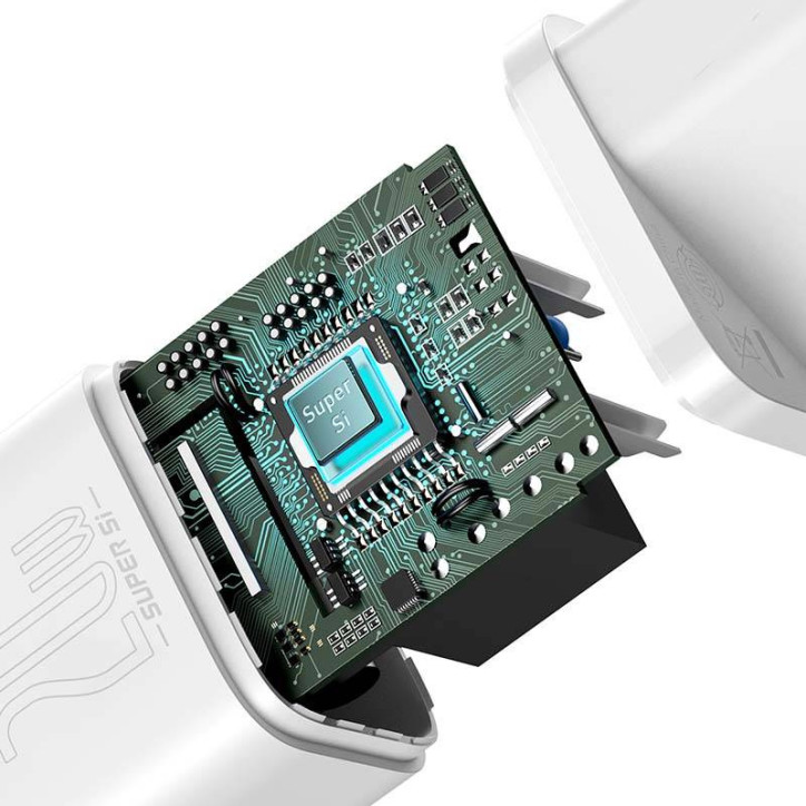 Baseus Super Si Quick Charger 1C 20W Bianco