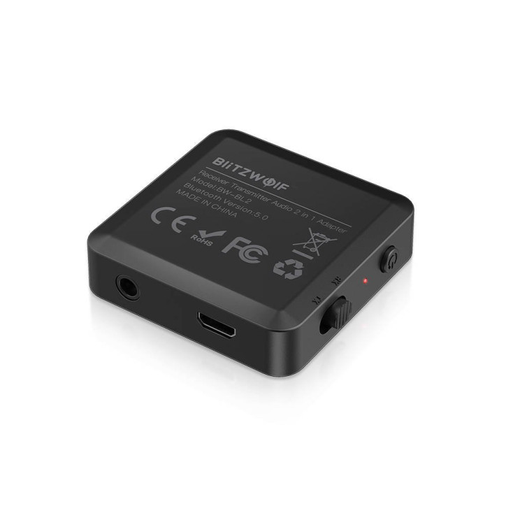 BlitzWolf BW-BL2 Trasmettitore / Ricevitore Bluetooth 5.0 BlitzWolf BW-BL2 Trasmettitore / Ricevitore Bluetooth 5.0