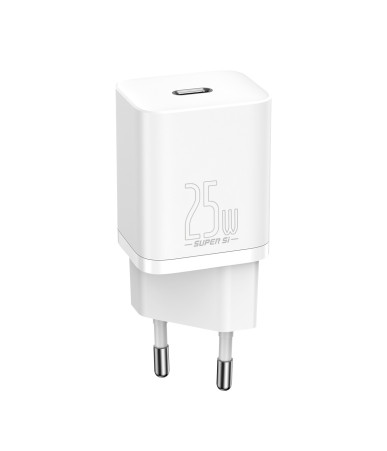 Caricatore Baseus Super Si Quick Charger 1C 25W Bianco