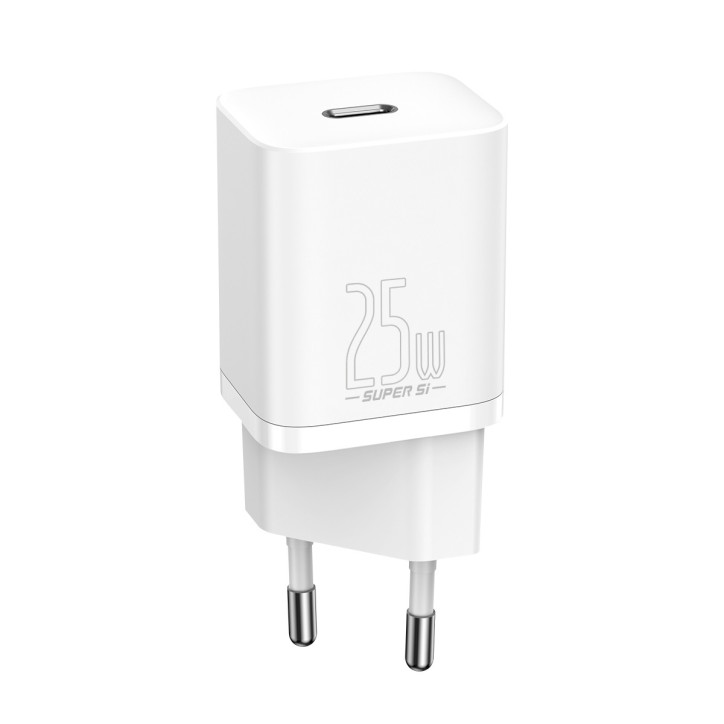 Caricatore Baseus Super Si Quick Charger 1C 25W Bianco