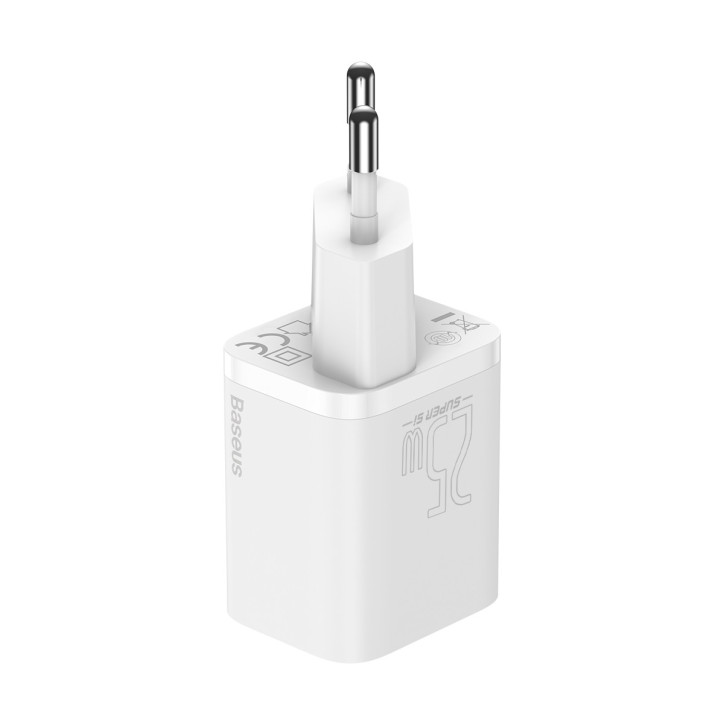 Wall charger Baseus Super Si Quick Charger 1C 25W (white)