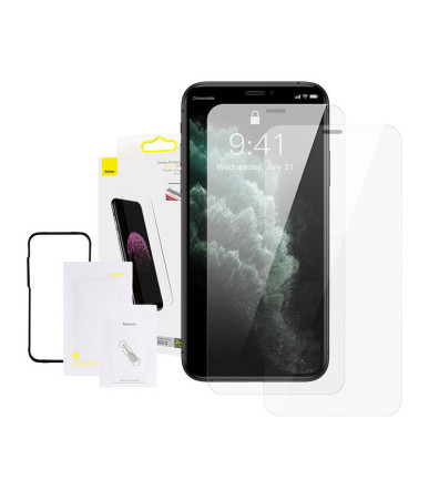 Baseus Pellicola Vetro Temperato 0.3mm (2pz) per iPhone XR/11 6.1 pollici