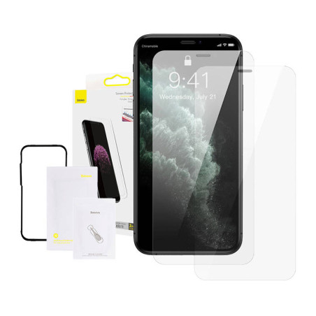 Baseus Pellicola Vetro Temperato 2 Pezzi per iPhone XR/11 6.1"