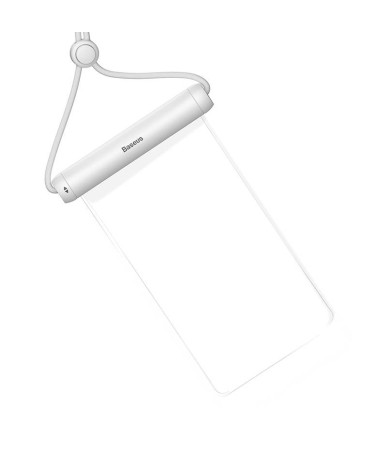 Baseus Cylinder Slide-cover waterproof smartphone bag (white)