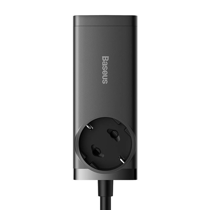 Baseus GaN3 Pro Ciabatta Elettrica 100W 2xUSB-C + 2xUSB-A + AC Nero