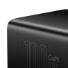 Baseus GaN3 Pro Ciabatta Elettrica 100W 2xUSB-C + 2xUSB-A + AC Nero