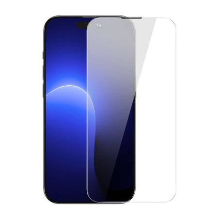 Baseus Crystal Vetro Temperato Anti-Polvere 0.3mm per iPhone 14 Pro (2pz)