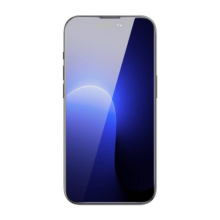 Baseus Pellicola Vetro Temperato Anti-polvere 0.3mm per iPhone 14 Pro (2pz)