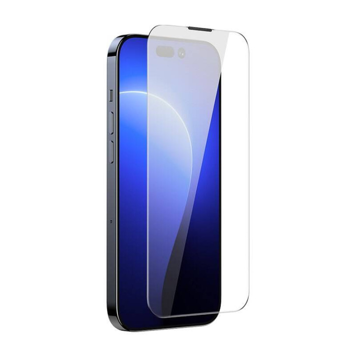 Baseus Crystal Vetro Temperato Anti-Polvere 0.3mm per iPhone 14 Pro (2pz)