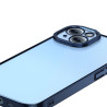 Baseus Glitter Cover Trasparente e Vetro Temperato per iPhone 14 Plus (Blu)