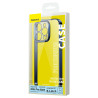Baseus Glitter Custodia Trasparente e Vetro Temperato per iPhone 14 Pro Blu