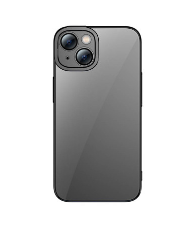 Baseus Glitter Custodia Trasparente e Vetro Temperato per iPhone 14 Plus Nero
