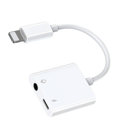 Audio Adapter Lightning / 3.5 mm Joyroom S - Y105 (white)