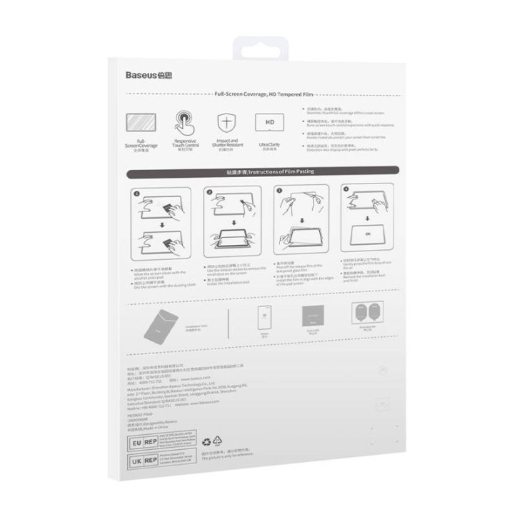 Baseus Crystal Vetro Temperato 0.3mm per Huawei MatePad Pro 11"