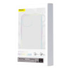 Baseus Magnetic Crystal Clear Cover iPhone 13 con Protezione Schermo in Vetro Temperato e Kit Pulizia Trasparente