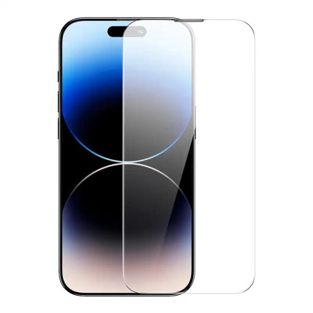 Vetro Temperato Baseus Corning per iPhone 14 Pro con filtro antipolvere integrato