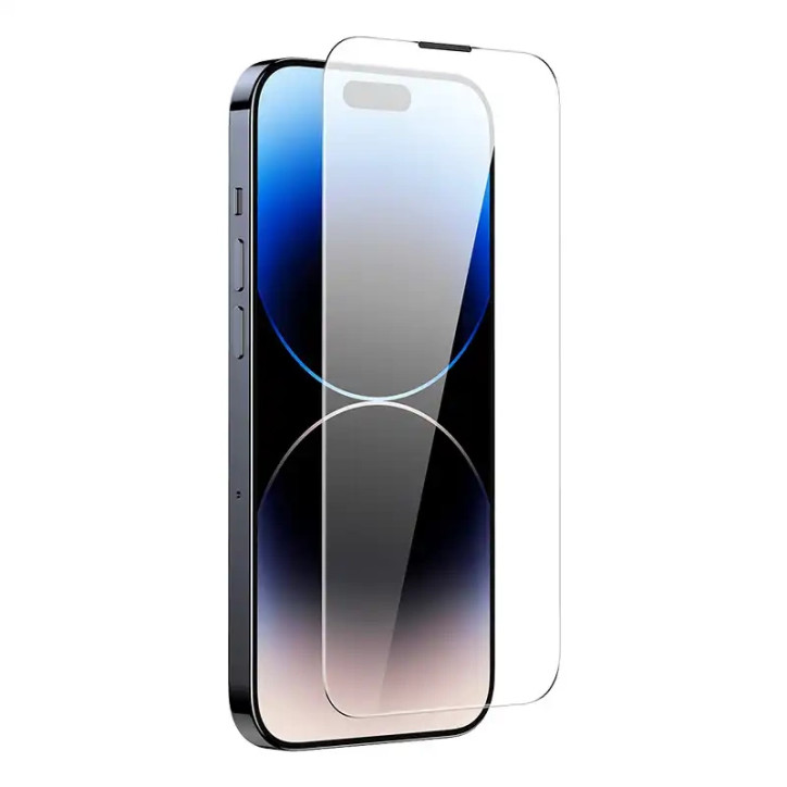 Baseus Vetro Temperato Corning per iPhone 14 Pro con Filtro Antipolvere