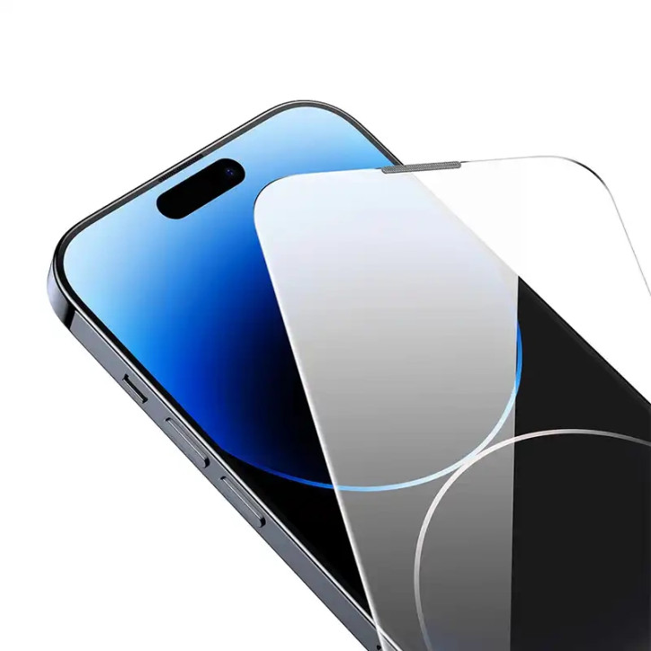 Baseus Vetro Temperato Corning per iPhone 14 Pro con Filtro Antipolvere
