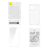 Set Baseus Corning Custodia Trasparente e Vetro Temperato per iPhone 14 Pro Max