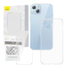 Set Cover Trasparente e Vetro Temperato Baseus Corning per iPhone 14 Plus