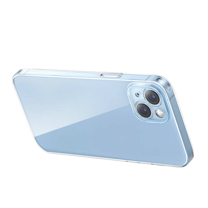 Baseus Set Cover Trasparente e Vetro Temperato Corning per iPhone 14 Plus