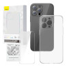 Baseus Set Custodia Trasparente e Vetro Temperato Corning per iPhone 12 Pro Max