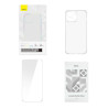 Set Cover Trasparente e Vetro Temperato Baseus Corning per iPhone 12 Pro Max