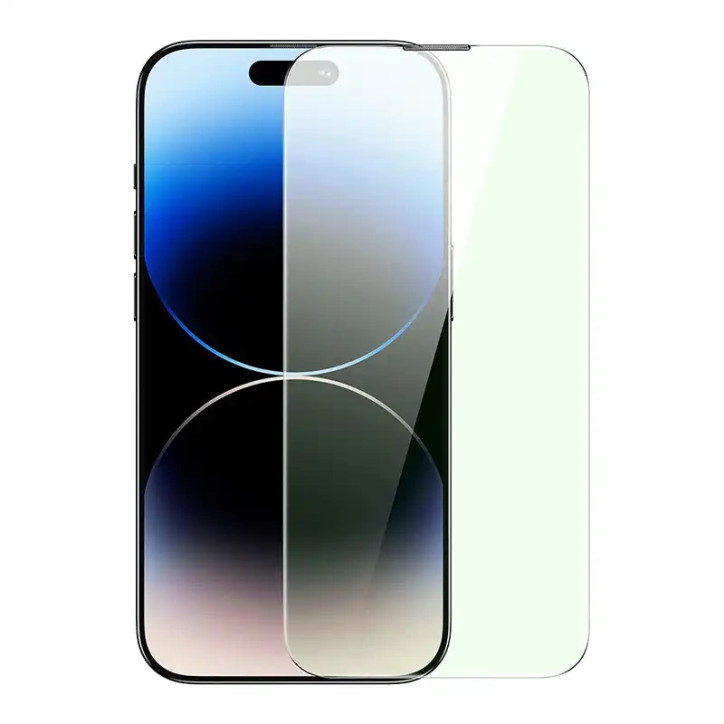 Tempered glass with eye protection filter Baseus Crystal Series iPhone 14 PRO