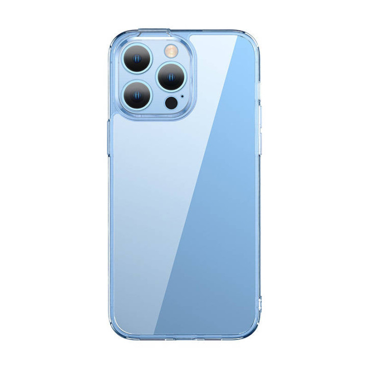 Baseus SuperCeramic Set Custodia Trasparente in Vetro + Pellicola Protettiva per iPhone 14 Plus