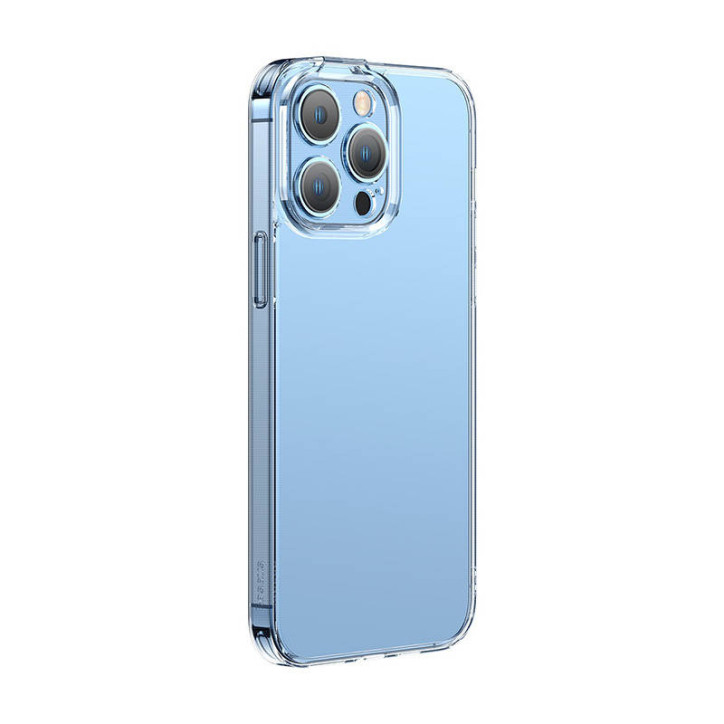 Baseus SuperCeramic Set Custodia Trasparente in Vetro + Pellicola Protettiva per iPhone 14 Plus