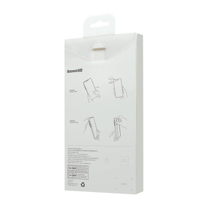 Baseus Set Cover Vetro Trasparente SuperCeramic e Vetro Temperato per iPhone 14 Plus