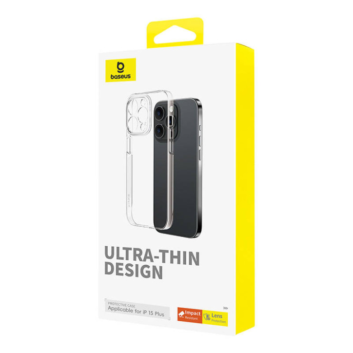 Baseus OS-Lucent Series Cover Trasparente per iPhone 15 Plus