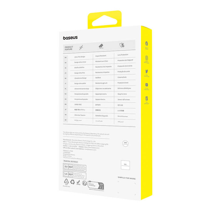 Baseus OS-Lucent Series Custodia Magnetica per iPhone 15 Plus Trasparente