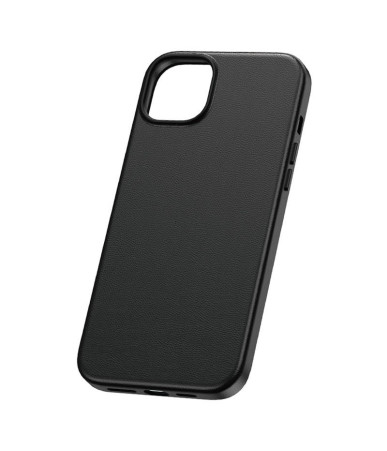 Phone Case for iPhone 15 Plus Baseus Fauxther Series (Black)