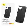 Baseus Fauxther Series Custodia per iPhone 15 Plus Nera