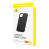 Baseus Fauxther Series Custodia per iPhone 15 Plus Nera
