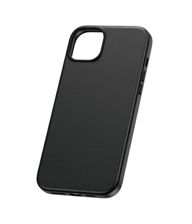 Phone Case for iPhone 15 ProMax Baseus Fauxther Series (Black)