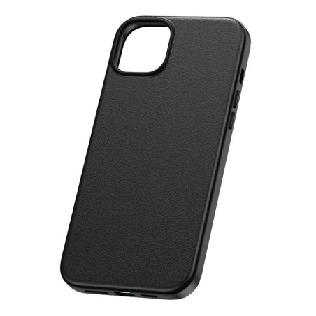 Cover Baseus Fauxther Series per iPhone 15 Pro Max Nera