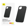 Cover Baseus Fauxther Series per iPhone 15 Pro Max Nera