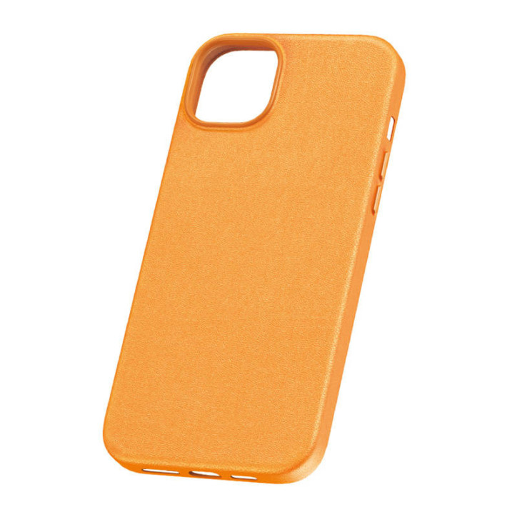 Baseus Fauxther Series Custodia per iPhone 15 Plus Arancione