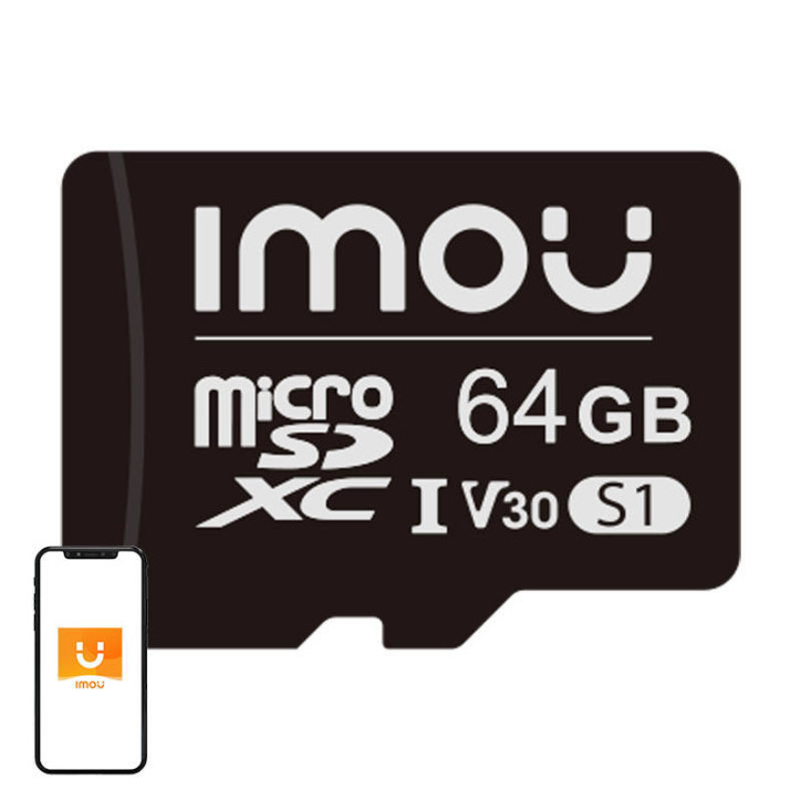 Imou Scheda MicroSDXC 64GB UHS-I U3 V30
