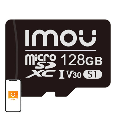 Scheda di memoria IMOU 128GB microSD (UHS-I, SDHC, 10/U3/V30, 95/38)