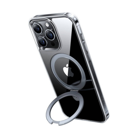 Torras UPRO Ostand Clear Custodia per iPhone 15 Pro Trasparente