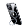 Torras UPRO Ostand Clear Custodia per iPhone 15 Pro Trasparente